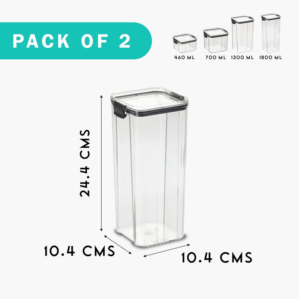 61oz / 1800ml Square Modular Container