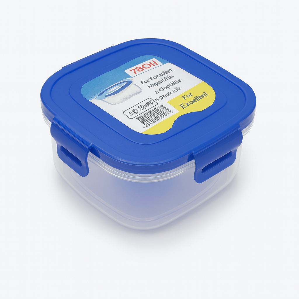 Square Container w. Locking Lid - M