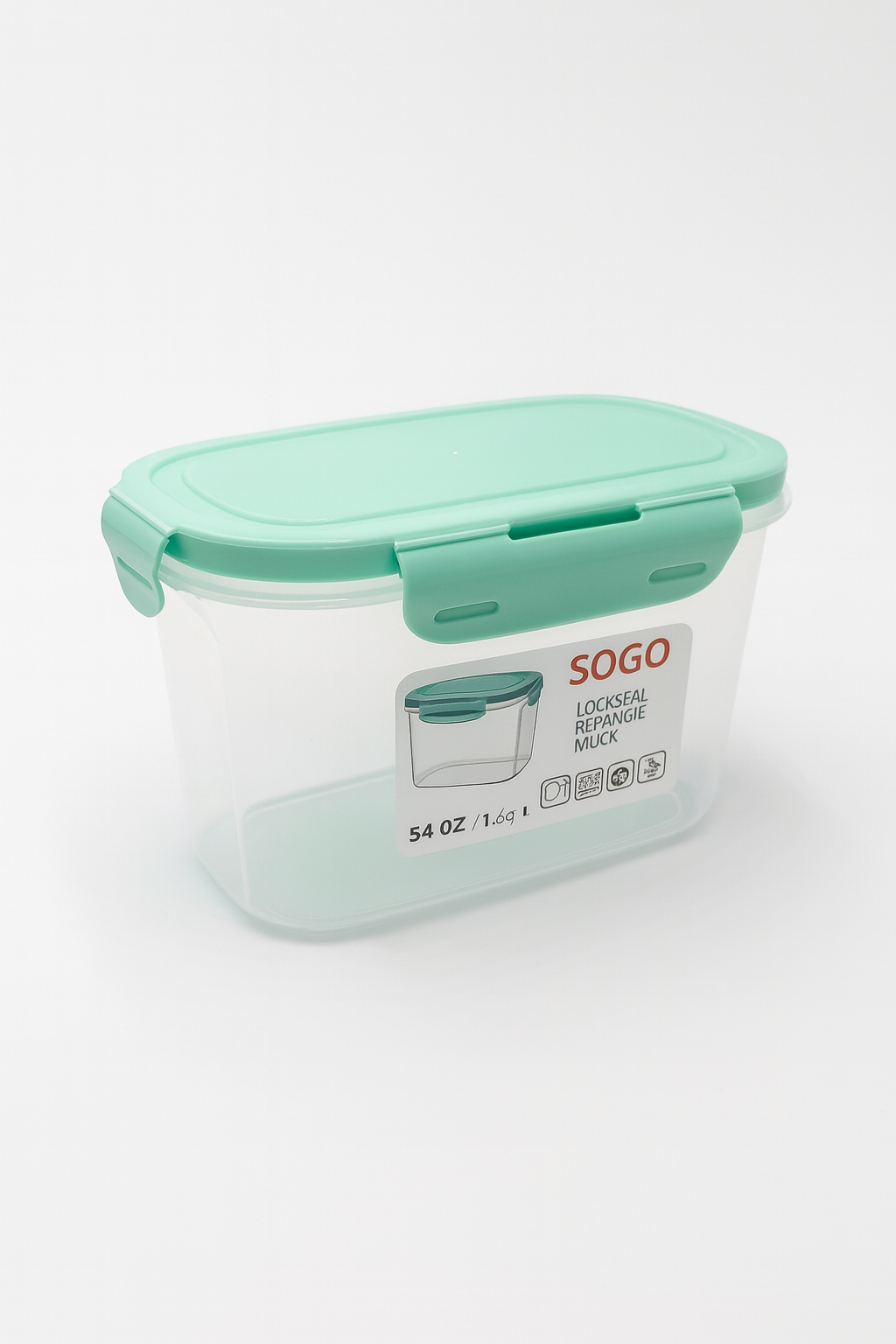 Square Container w. Locking Lid - XL