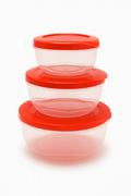 3pk Round Storage Container