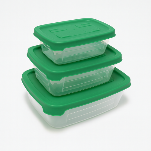 3pk Rectangle Storage Container