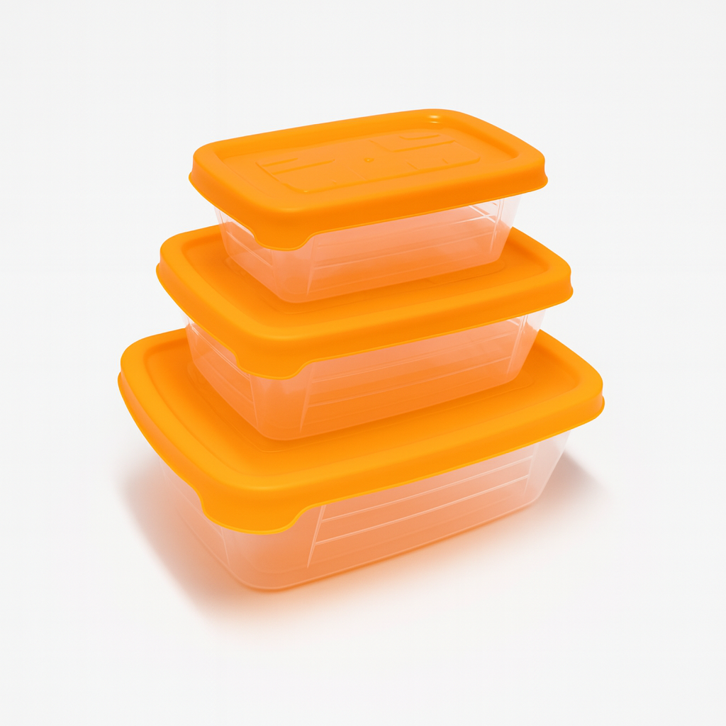 3pk Rectangle Storage Container